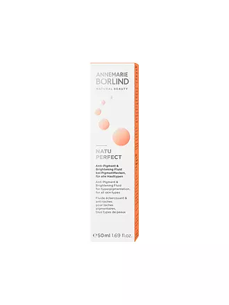 ANNEMARIE BÖRLIND | NATUPERFECT - Anti-Pigment and Brightening Fluid 50ml | 